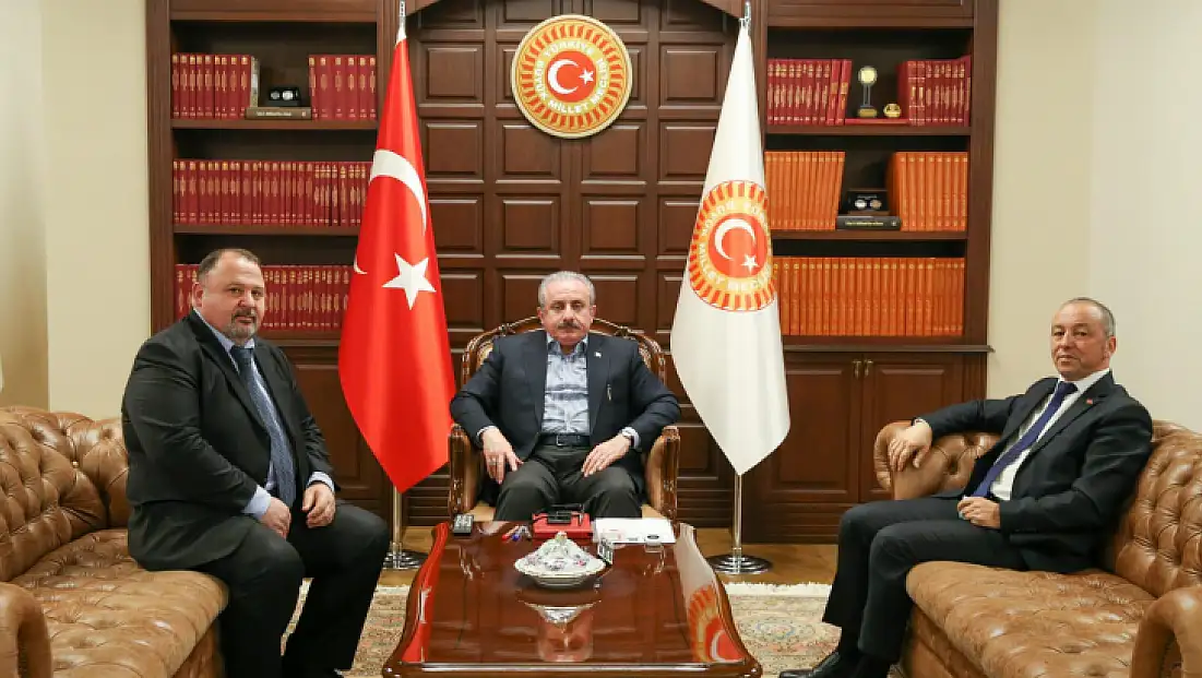 Mustafa Şentop, Sabri Mutlu'yu kabul etti