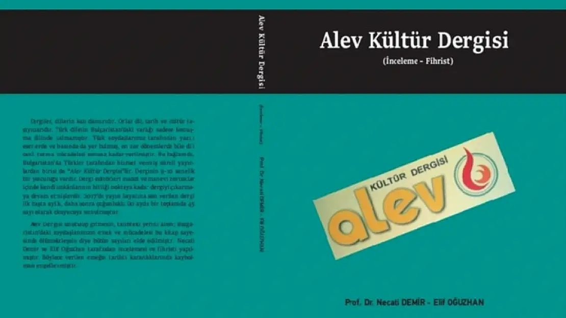 Alev Dergisi'nin Kitabı Çıktı