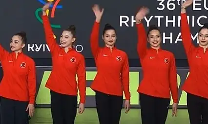 Ritmik cimnastikte ilk kez Avrupa Şampiyonu olduk