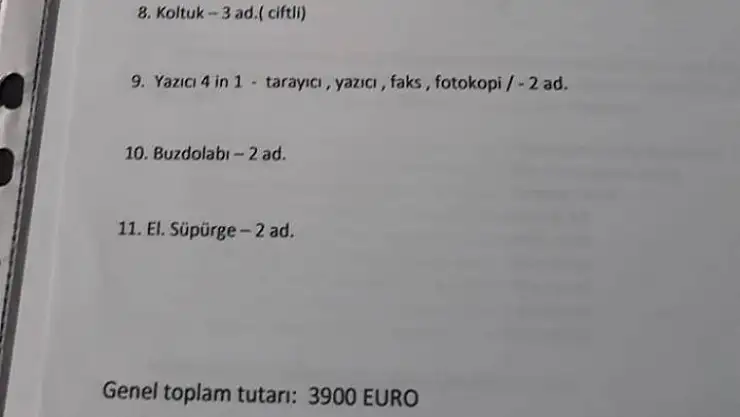 SU AYNASI 3900 AVROYU YUTMUŞ...